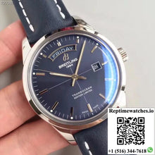 Breitling Transocean Day Date A453109T/C921/731P/A20BA.1 Blue Dial - Watches