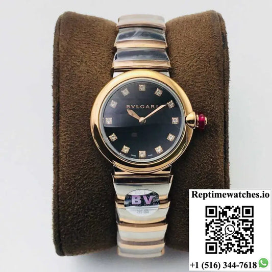 Bvlgari LVCEA BV Factory Diamond Black Dial - Watches