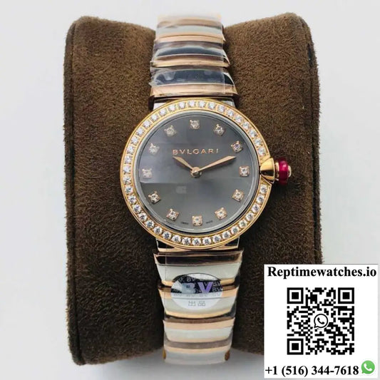 Bvlgari LVCEA BV Factory Rose Gold Gray Dial - Watches