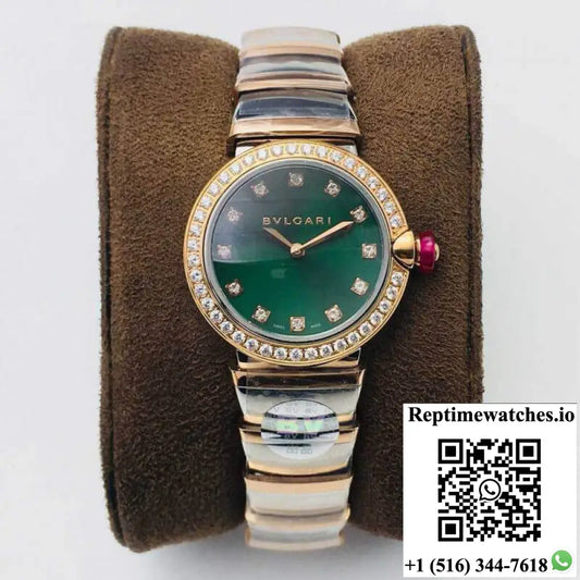 Bvlgari LVCEA BV Factory Rose Gold Green Dial - Watches