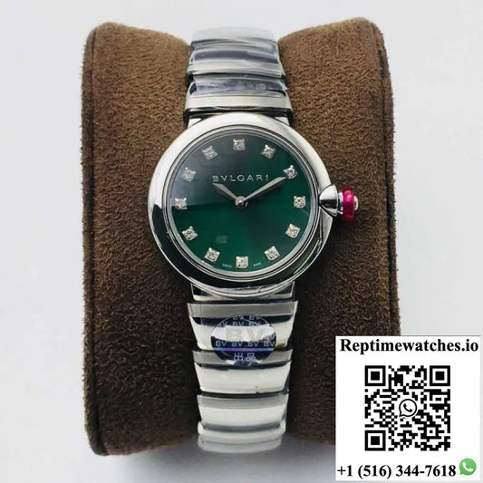 Bvlgari LVCEA BV Factory Stainless Steel Green Dial - Watches
