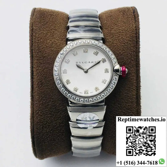 Bvlgari LVCEA BV Factory Stainless Steel White Dial - Watches