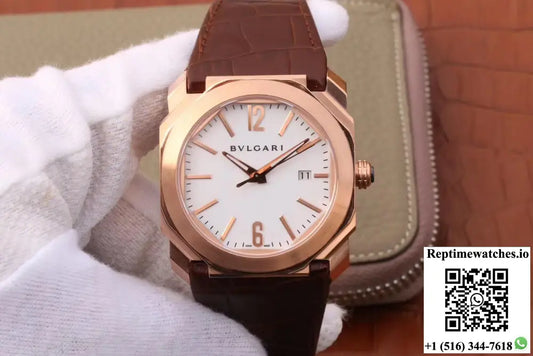 Bvlgari Octo 102119 BGOP38WGLD White Dial Product Photo 1