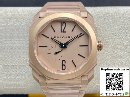 Bvlgari Octo Finissimo 102912 40MM BV Factory Gold Dial - Watches