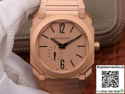 Bvlgari Octo Finissimo 102912 Bv Factory Rose Gold Dial Product Photo 1