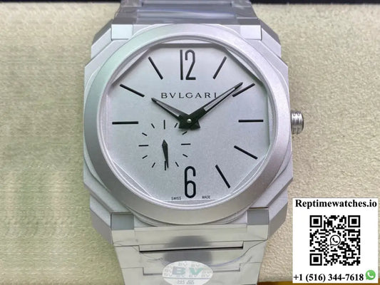 Bvlgari Octo Finissimo 103011 40MM BV Factory Silver Dial - Watches