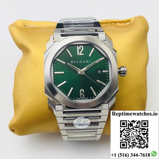 Bvlgari Octo Solotempo 101963 BGOP41BGLD Bv Factory Green Dial Product Photo 1