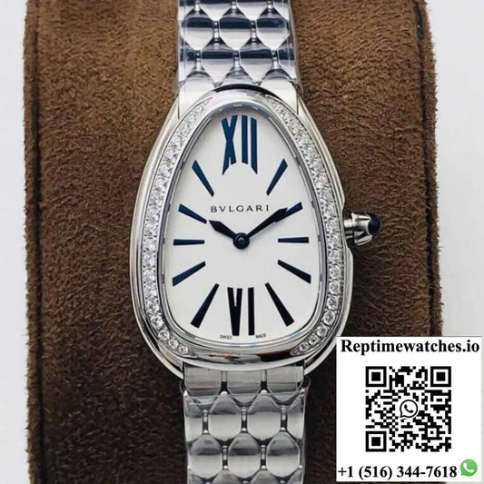 Bvlgari Serpenti 103148 BV Factory Diamond White Dial - Watches
