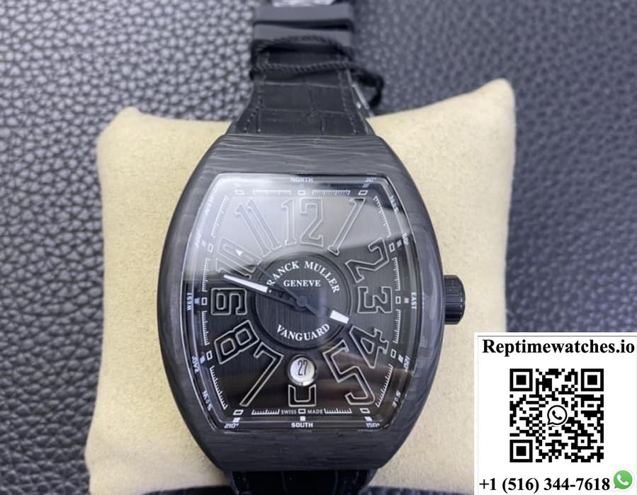 Franck Muller Men’S Collection V45 Ch Sc Carbon Abf Factory Carbon Fiber Case-Rep Time Watches