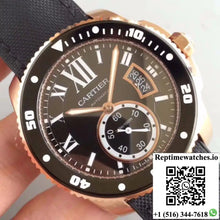 Calibre De Cartier Diver W7100052 42MM JF Factory Black Dial - Watches