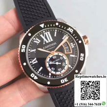 Calibre De Cartier Diver W7100056 42MM JF Factory Black Dial - Watches