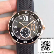 Calibre De Cartier Diver W7100056 42MM JF Factory Black Dial - Watches