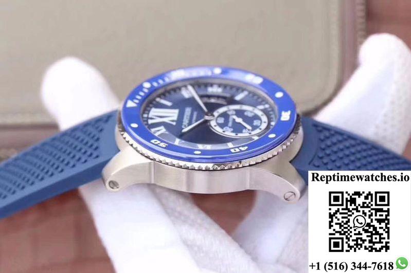 Calibre De Cartier Diver Wsca0010 42Mm Jf Factory Blue Dial-Rep Time Watches