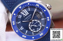 Calibre De Cartier Diver WSCA0010 42MM JF Factory Blue Dial - Watches