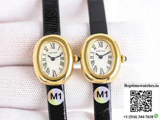 Cartier Baignoire WGBA0041 M1 Factory Leather Strap