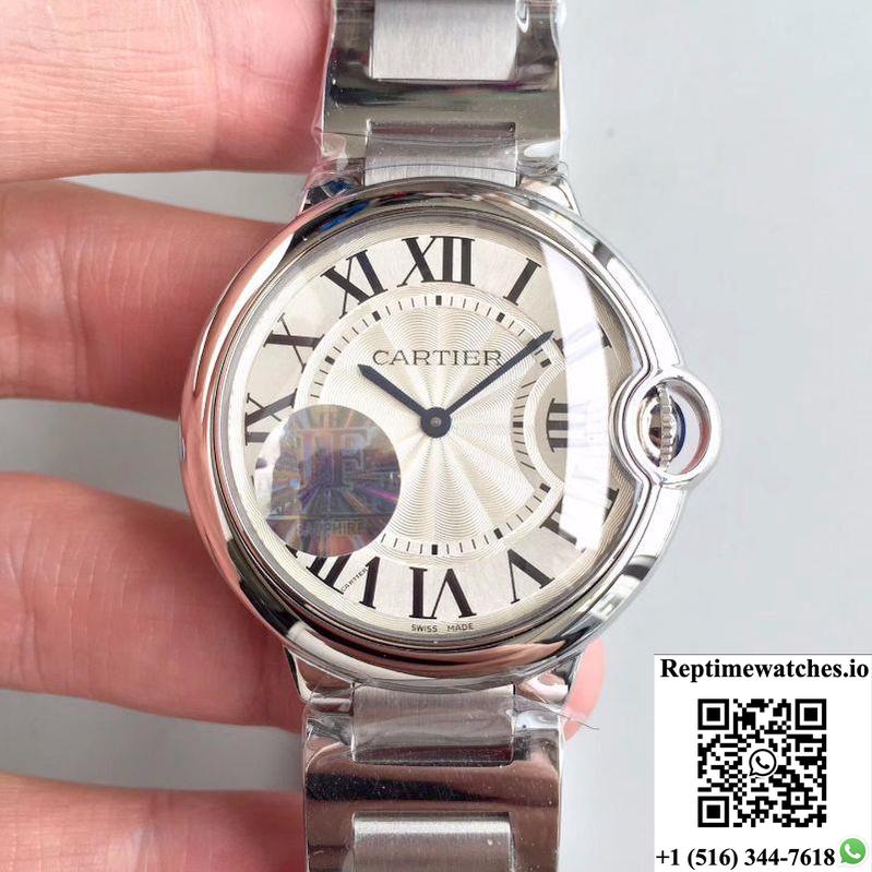 Cartier Ballon Bleu 36Mm W6920046 Jf Factory Silver Dial-Rep Time Watches