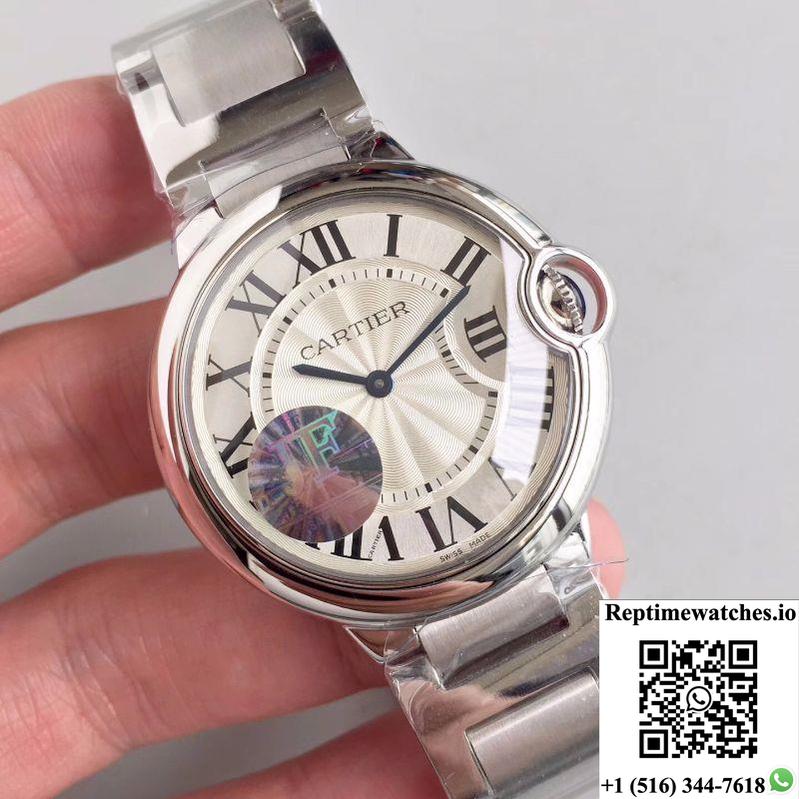 Cartier Ballon Bleu 36Mm W6920046 Jf Factory Silver Dial-Rep Time Watches