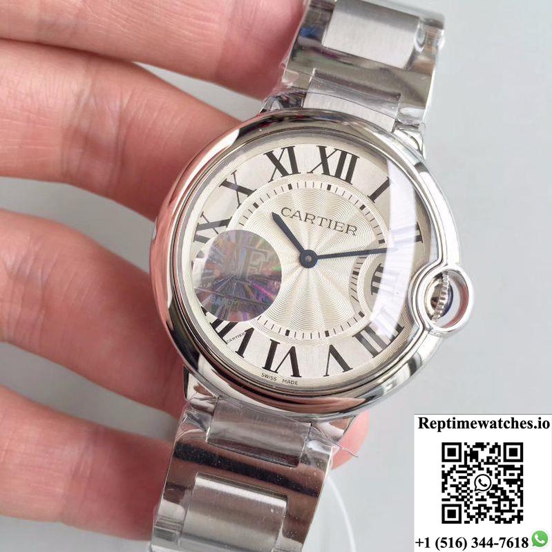 Cartier Ballon Bleu 36Mm W6920046 Jf Factory Silver Dial-Rep Time Watches