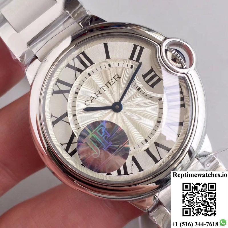 Cartier Ballon Bleu 36Mm W6920046 Jf Factory Silver Dial-Rep Time Watches