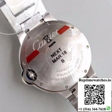 Cartier Ballon Bleu 36MM W6920046 JF Factory Silver Dial - Watches