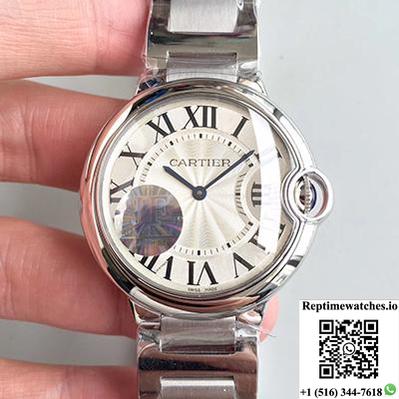 Cartier Ballon Bleu 36Mm W6920046 Jf Factory Silver Dial-Rep Time Watches