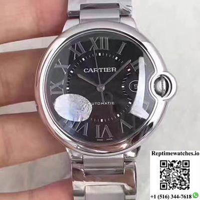 Cartier Ballon Bleu 42Mm W6920042 V6 Factory Black Dial-Rep Time Watches