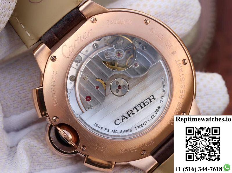 Cartier Ballon Bleu Chronograph W6920074 Zf Factory Silver Dial-Rep Time Watches