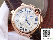 Cartier Ballon Bleu Chronograph W6920074 ZF Factory Silver Dial - Watches