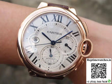 Cartier Ballon Bleu Chronograph W6920074 ZF Factory Silver Dial - Watches