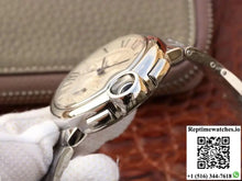 Cartier Ballon Bleu Chronograph W6920076 ZF Factory Silver Dial - Watches