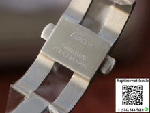 Cartier Ballon Bleu Chronograph W6920076 ZF Factory Silver Dial - Watches