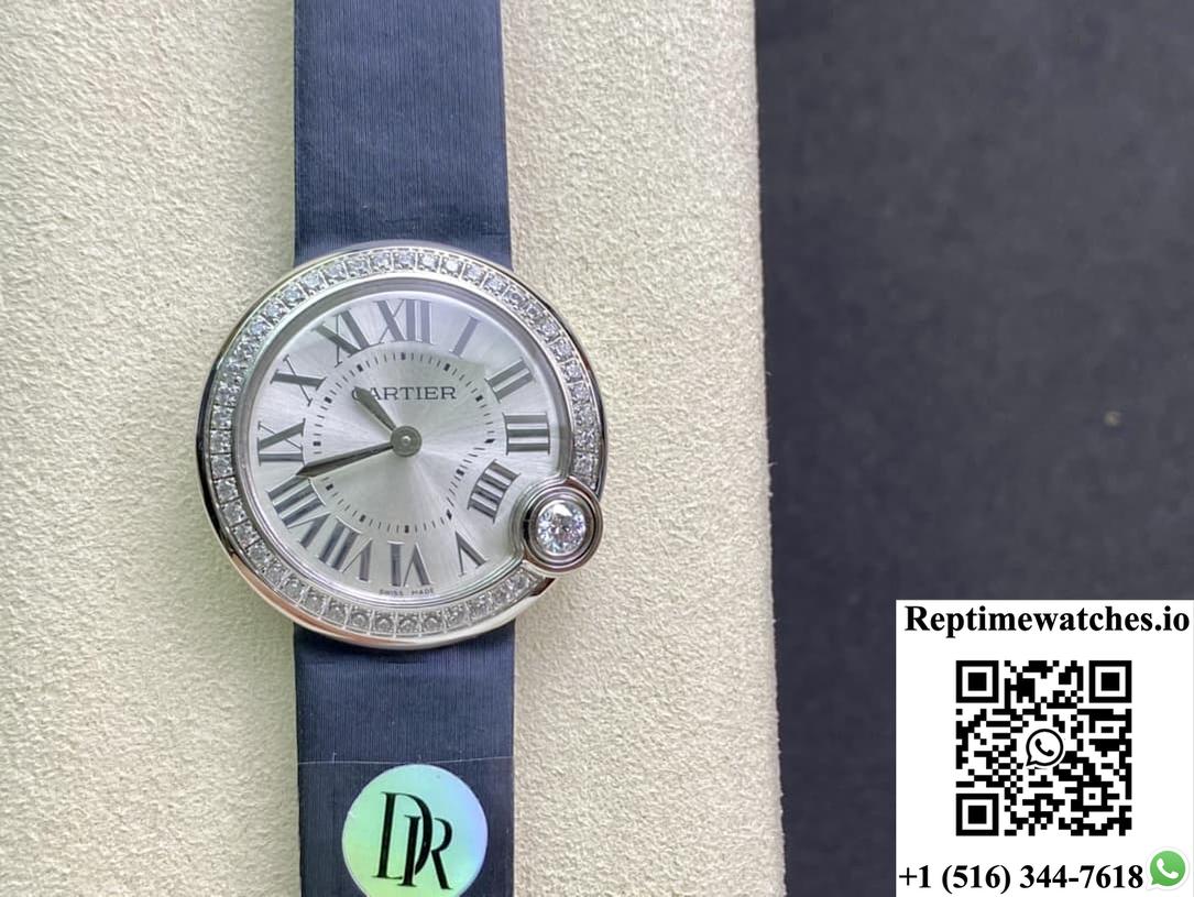 Cartier Ballon Bleu W4Bl0003 Dr Factory Cowhide Strap-Rep Time Watches