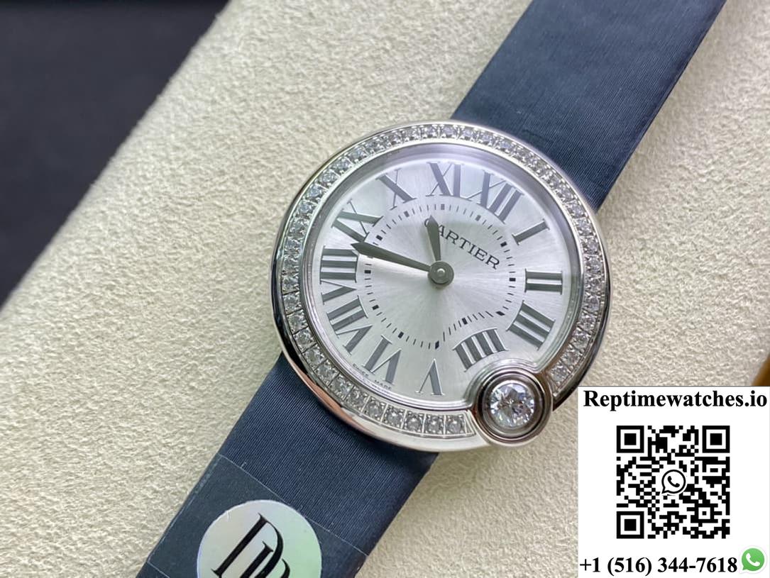 Cartier Ballon Bleu W4Bl0003 Dr Factory Cowhide Strap-Rep Time Watches