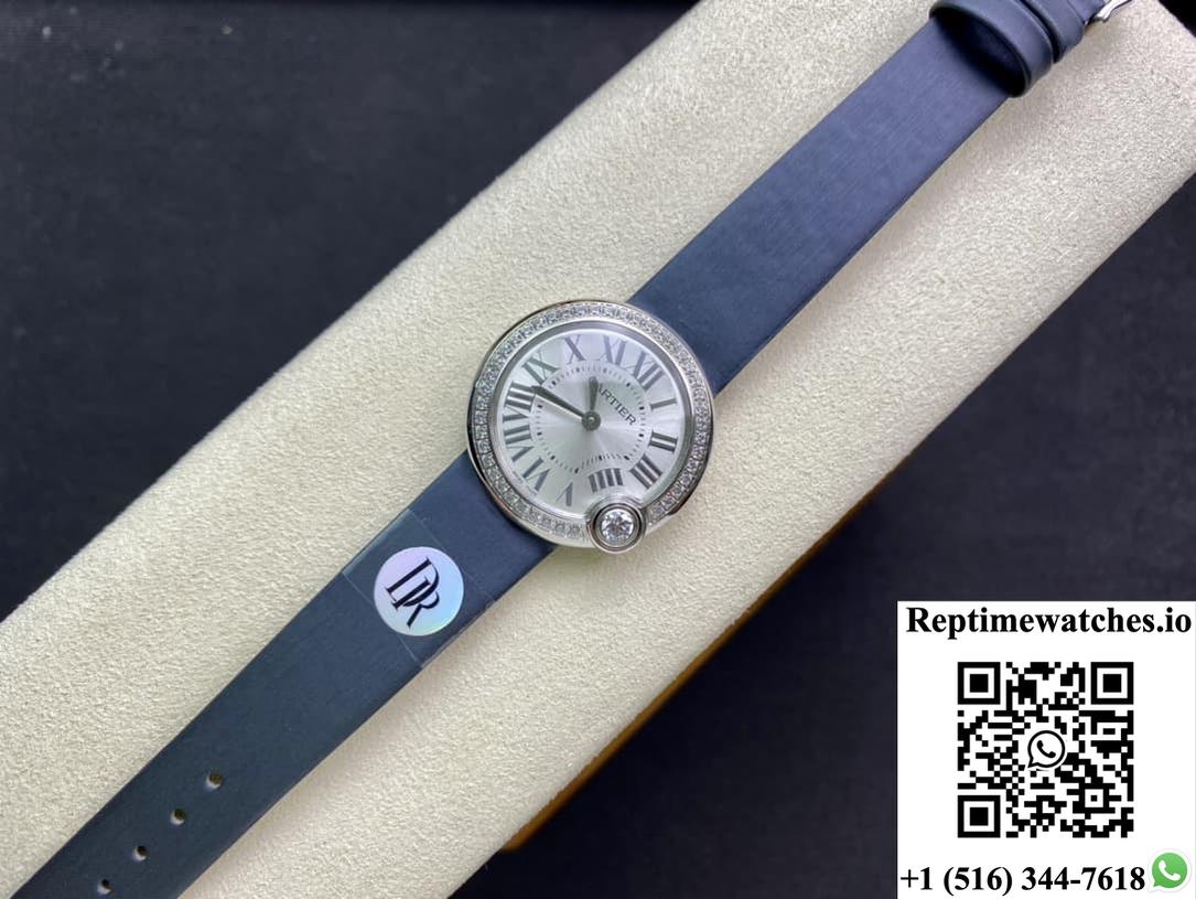 Cartier Ballon Bleu W4Bl0003 Dr Factory Cowhide Strap-Rep Time Watches
