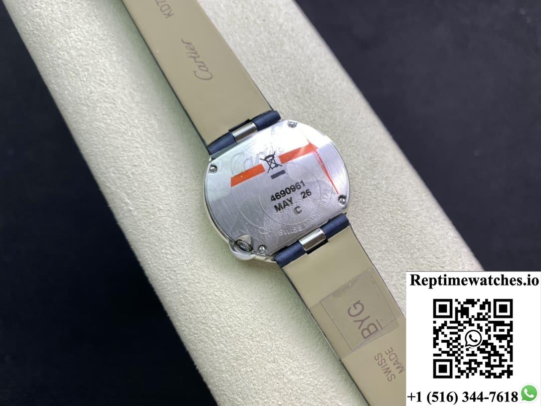 Cartier Ballon Bleu W4Bl0003 Dr Factory Cowhide Strap-Rep Time Watches