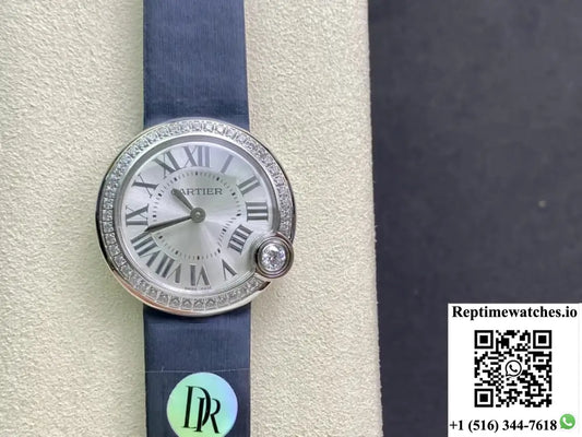 Cartier Ballon Bleu W4BL0003 DR Factory Cowhide Strap