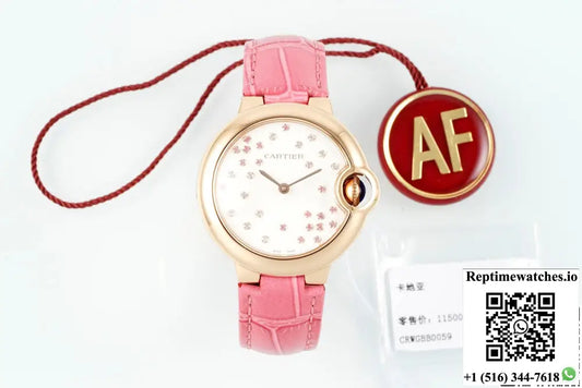 Cartier Ballon Bleu WGBB0059 AF Factory Rose Gold Case
