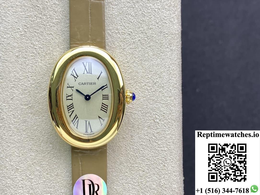 Cartier Bathtub Series Wgba0007 Dr Factory Taupe Strap-Rep Time Watches