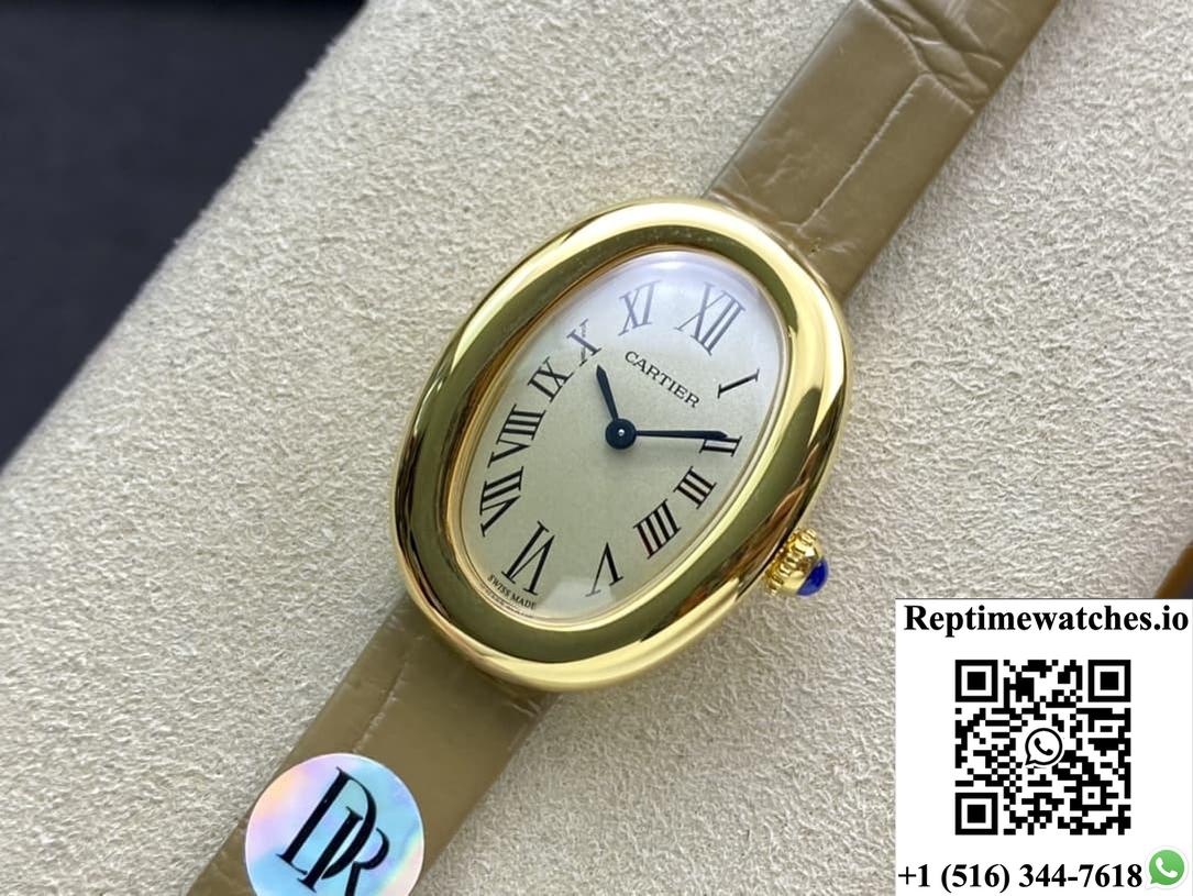 Cartier Bathtub Series Wgba0007 Dr Factory Taupe Strap-Rep Time Watches