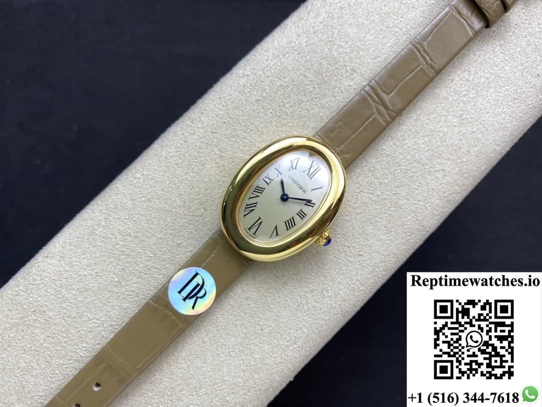 Cartier Bathtub Series Wgba0007 Dr Factory Taupe Strap-Rep Time Watches