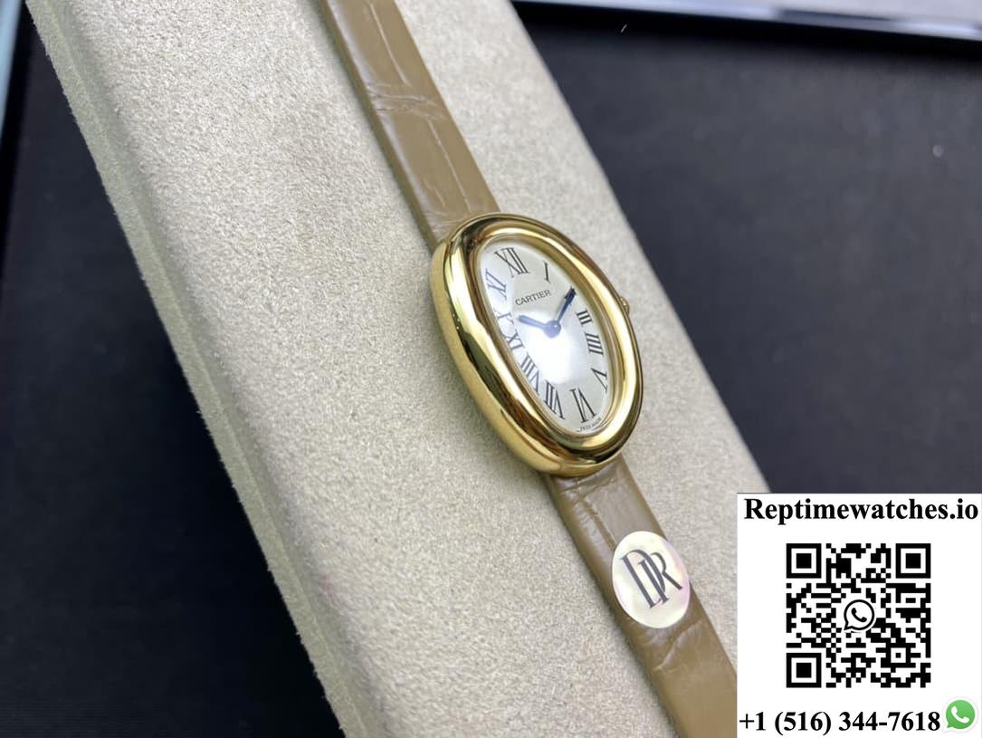 Cartier Bathtub Series Wgba0007 Dr Factory Taupe Strap-Rep Time Watches