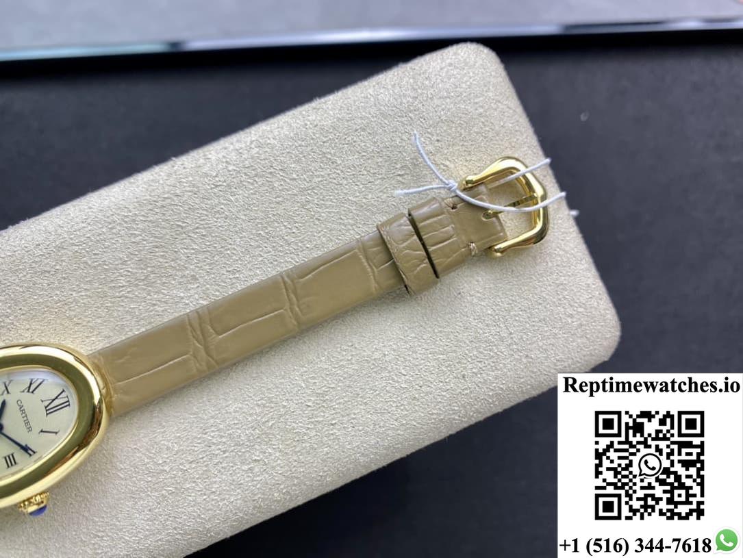 Cartier Bathtub Series Wgba0007 Dr Factory Taupe Strap-Rep Time Watches