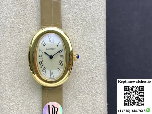Cartier Bathtub Series WGBA0007 DR Factory Taupe Strap