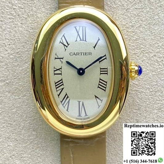 Cartier Bathtub Series Wgba0007 Dr Factory Taupe Strap-Rep Time Watches