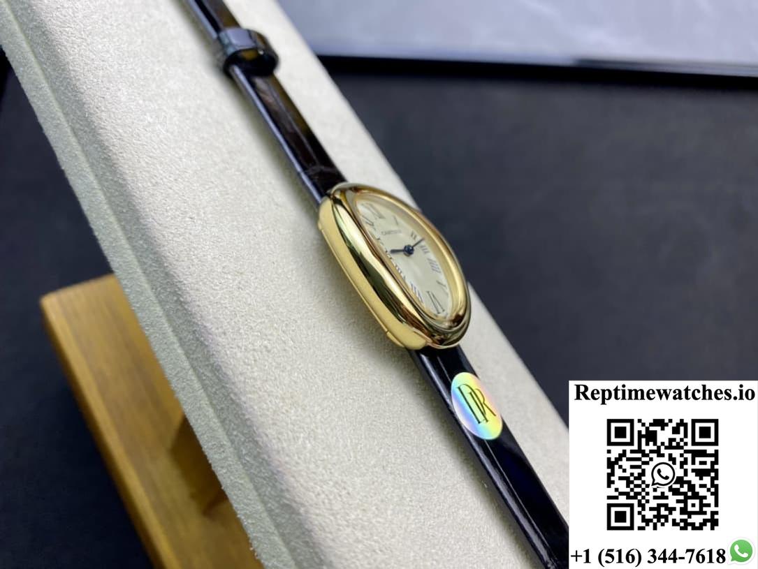 Cartier Bathtub Series Wgba0022 Dr Factory Black Strap-Rep Time Watches