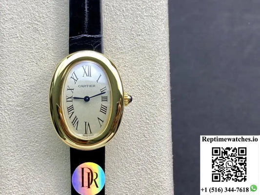 Cartier Bathtub Series WGBA0022 DR Factory Black Strap