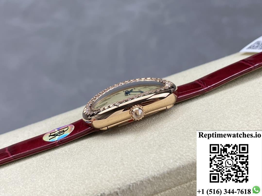 Cartier Bathtub Series Wjba0031 Dr Factory Red Strap-Rep Time Watches