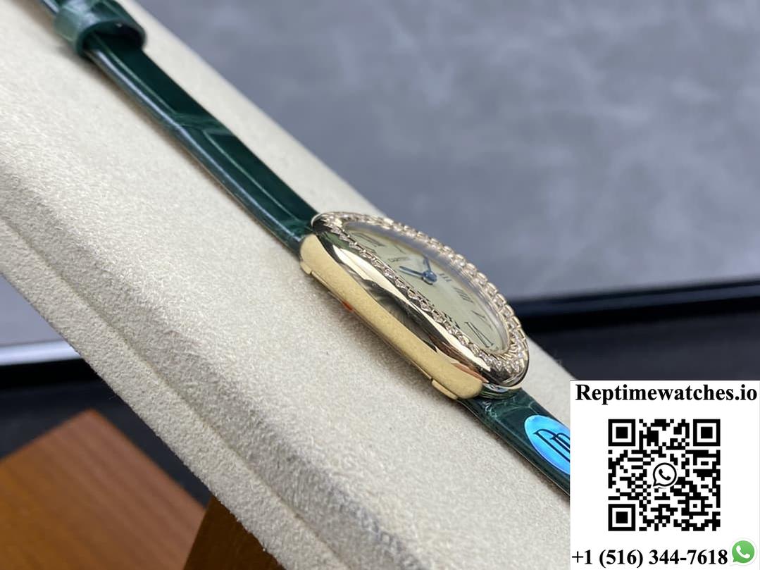 Cartier Bathtub Series Wjba0038 Dr Factory Green Strap-Rep Time Watches