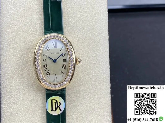 Cartier Bathtub Series WJBA0038 DR Factory Green Strap