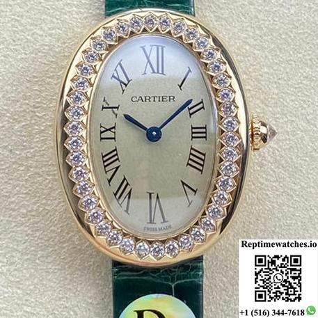 Cartier Bathtub Series Wjba0038 Dr Factory Green Strap-Rep Time Watches